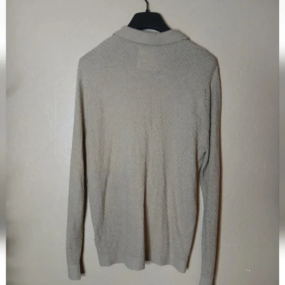 VTG HOLLlSTER Men's Striped Beige Size L Preppy Retro Casual Classic - Picture 5 of 6